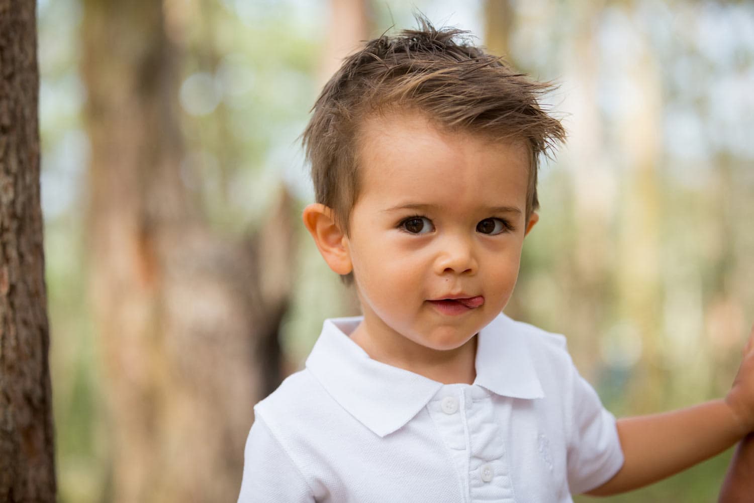 portrait of a cute young boy